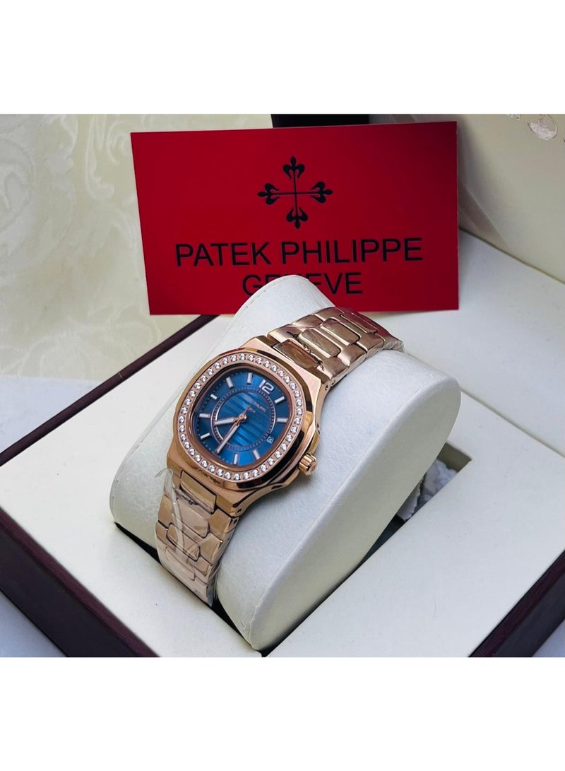 Patek Philippe women's wristwatch with small, elegant dial stones